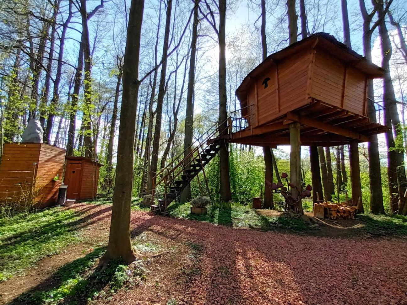 Treehouse V Brdech Vila Bohutín Exterior foto